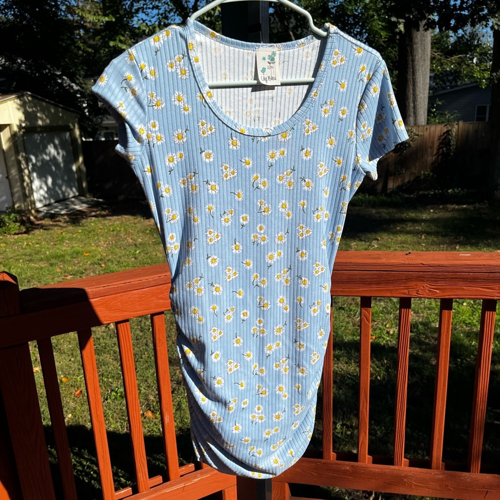 Floral/Daisy Bunched Dress